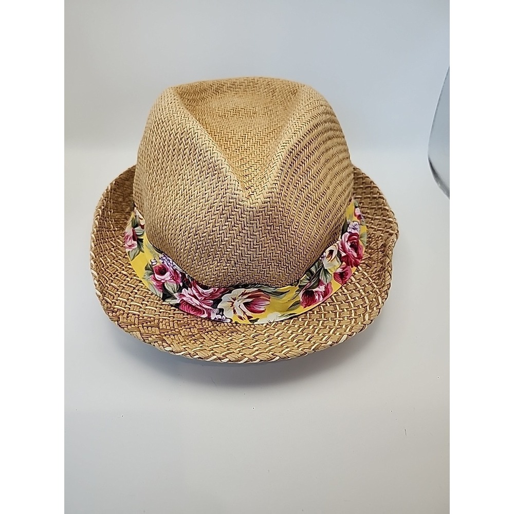 KOORINGAL Women's Lily Fedora Hat - 100% Paper Straw - Tropical - Australia